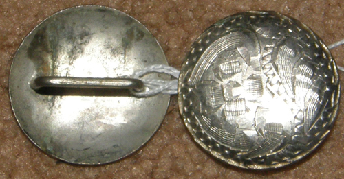 Lot De 2 Conchos Sterling Pour Bride - 1 3/4 Pouces - Blue Ribbon - Neuf